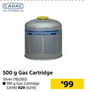 Cadac 500g Gas Cartridge Silver