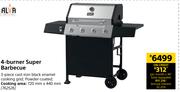Alva 4 Burner Super Barbecue