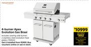 Megamaster 4 Burner Apex Evolution Gas Braai