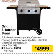 Megamaster Origin 3 Burner Braai