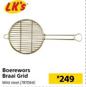 LK's Boerewors Braai Grid