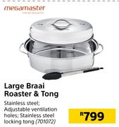 Megamaster Large Braai Roaster & Tong