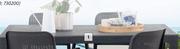 Gold Sun Protea 6-Seater Rectangular Table 1.5m X 850mm