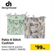 Designhouse Patio 4 Stitch Cushion-Each