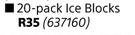 20 Pack Ice Blocks