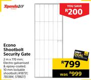 Xpanda Diy Econo Shootbolt Security Gate 2m x 770mm