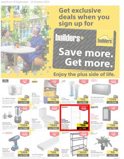 Builders : Save More, Get More (19 September - 23 October 2023), page 1