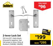 Builders 2-Lever Lock Set 