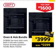 Defy Oven & Hob Bundle DCB838