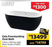 Lusso Zala Freestanding Oval Bath 1.43m x 740mm
