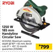 Ryobi 1250W 185mm Handyline Circular Saw