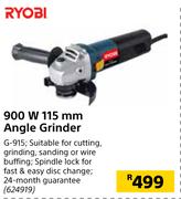 Ryobi 900W 115mm Angle Grinder