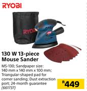Ryobi 130W 13 Piece Mouse Sander