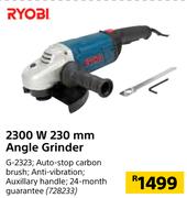 Ryobi 2300W 230mm Angle Grinder 