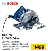 Bosch 1400W Circular Saw
