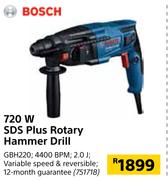 Bosch 720W SDS Plus Rotary Hammer Drill