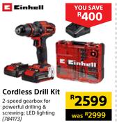 Einhell Cordless Drill Kit