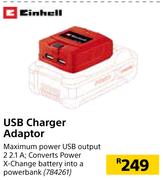 Einhell USB Charger Adaptor