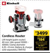 Einhell Cordless Router