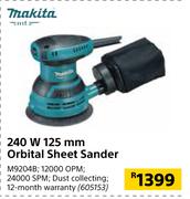 Makita 240W 125mm Orbital Sheet Sander