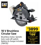 CAT 18V Brushless Circular Saw
