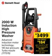 Bennett Read 2000W Induction High Pressure Washer 777579