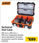 Grip Technical Tool Case-495mm X 390mm X 190mm