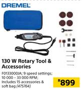 Dremel 130W Rotary Tool & Accessories F0133000JA