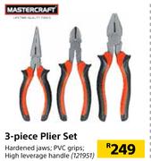 Mastercraft 3-Piece Plier Set