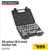Mastercraft 33-Piece (9.5mm) Socket Set