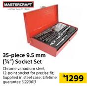 Mastercraft 35 Piece 9.5mm (3/8") Socket Set