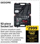 Gedore 92-Piece Socket Set 702058