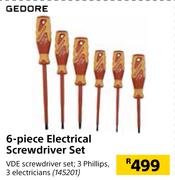 Gedore 6-Piece Electrical Screwdriver Set