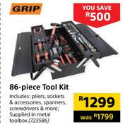 Grip 86-Piece Tool Kit  723586