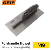 Grip Polyhandle Trowel 390187 -290mm X 120mm