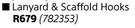 Lanyard & Scaffold Hooks 782353