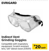 Evrigard IndirectVent Grinding Goggles 570311-Per Pair