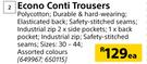 Beck Econo Conti Trousers-Each