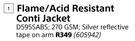 Beck Flame/Acid Resistant Conti Jacket