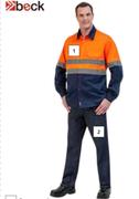 Beck 2 Tone Long Sleeve Work Shirt