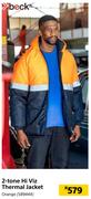 Beck 2 Tone Hi Viz Thermal Jacket Orange