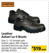 Inter Ceptor Leather Askari Lo II Boots-Per Pair