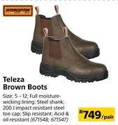 Inter Ceptor Teleza Brown Boots-Per Pair