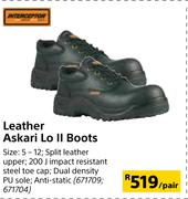 Inter Ceptor Leather Askari Lo II Boots-Per Pair