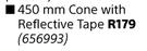 450mm Cone With Reflective Tape