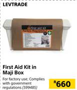 Levtrade First Aid Kit In Maji Box