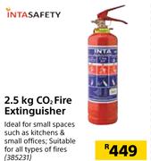 Intasafety 2.5Kg CO2 Fire Extinguisher