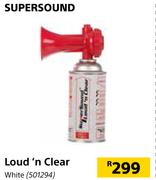 Super Sound Loud n Clear White