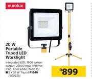 Eurolux 20W Portable Tripod LED Worklight 660636