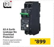CBi 63 A Earth Leakage No Overload Protector 631985